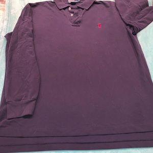 Polo by Ralph -Large -Long Sleeve -Navy Blue